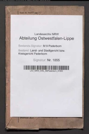 Erblasser: Schniedermeyer, gen. Rempe, Franz: