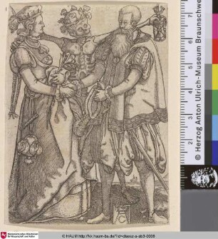 [Death-Dance; Totentanz: Der Tod vermählt die Brautleute]
