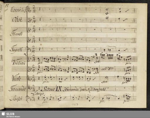 Cavatina: Ah dove sei vezzoso mio tesoro