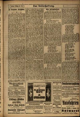 Zweite Ausgabe vom Samstag, den 05. Juli 1924.