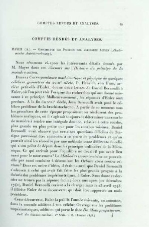 Comptes Rendus et Analyses.
