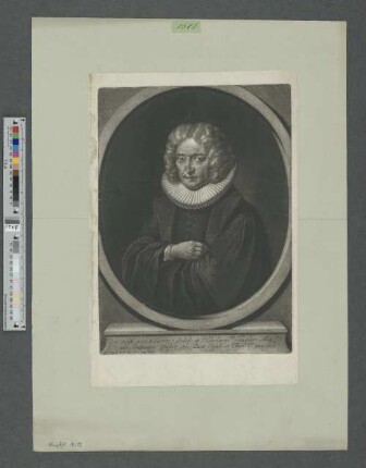 Caspar Neumannvs : Eccless: et Scholarr: Vratislav: Aug. C. add: Inspector, Consist. Ass. past. Elisab: et Theo. P. ann æt: L.