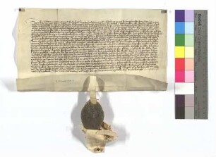 Vereinbarung (Richtung) zwischen den Kommunen Schützingen (Schüzingen) und Gündelbach wegen strittigen Untergangs, Rügung u. a.