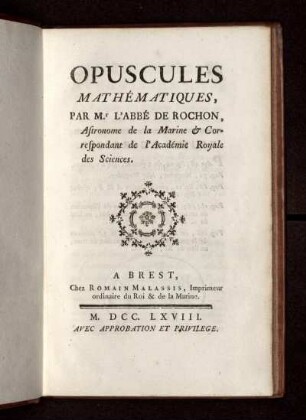 Opuscules Mathématiques