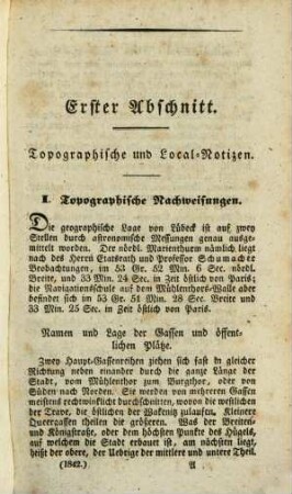 Lübeckisches Adressbuch. 1842