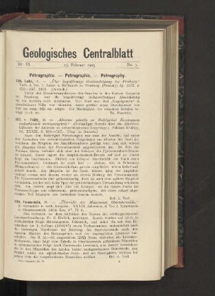 15. Februar 1905 No. 3.