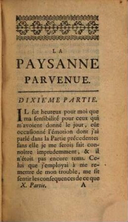 La Paysanne Parvenue, Ou Les Mémoires De Madame la Marquise de L. V., 10