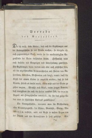 Vorrede des Verfassers.