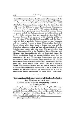 Veranschaulichung und praktische Aufgabe im Elementarrechnen