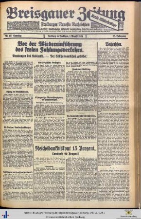 Nr. 177-201 (August 1931)