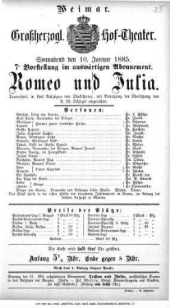 Romeo und Julia