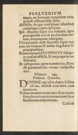 Psalmus 141. - Psalmus 150.