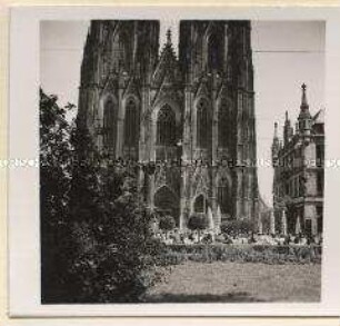Köln, Reichardt-Terrasse und Dom