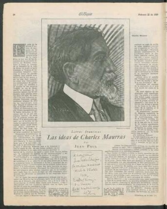 Las ideas de Charles Maurras : Letras francesas