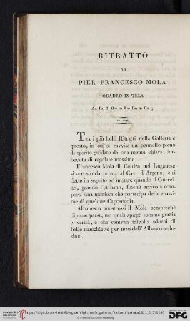 Ritratto Di Pier Francesco Mola