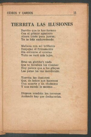 Tierrita las ilusiones