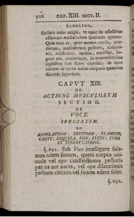 Sectio II. De Voce Speciatim.