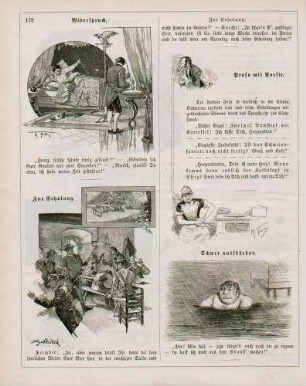 "Widerspruch" "Zur Erholung" "Prosa mit Poesie" "Schwer ausführbar"