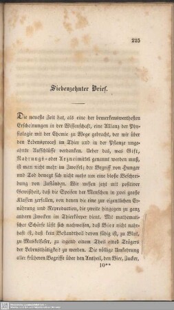 Siebenzehnter Brief.