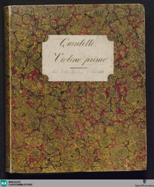 Quintetto pour deux violons, viola, violoncelle et basse : Oeuvre 23