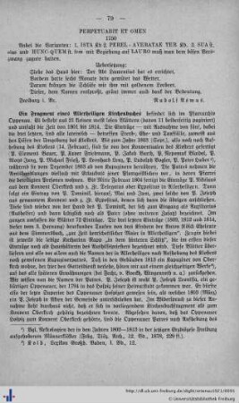 Ein Fragment eines allerhlg. Kirchenbuches (Ruf), Eingelaufene Bücher