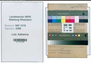 Entnazifizierung Katharina Lutz , geb. 08.11.1913 (Berufsberaterin)