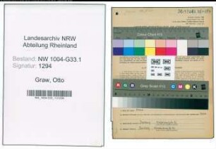 Entnazifizierung Otto Graw , geb. 13.12.1889 (Lehrer)