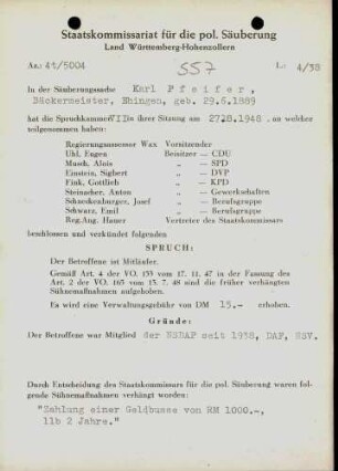 Pfeifer, Karl