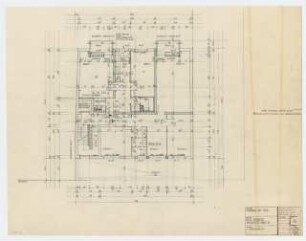 Wohnhaus Mariendorfer Damm 48, Berlin-Mariendorf: Grundriss 1. Obergeschoss 1:50