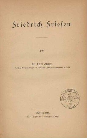 Friedrich Friesen