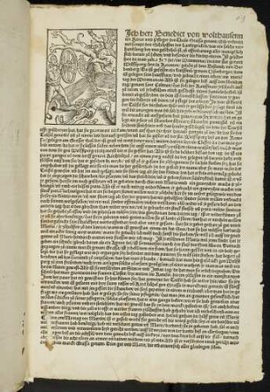 Urkunde von Benedict von Wolthausen über den Notzuchtfall eines Bauern an einer Wochenbettnerin im Jahr 1517 und dessen Überführung und Bestrafung.