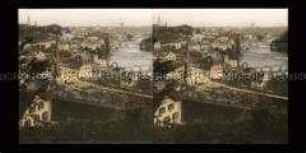 Blick auf Schaffhausen und Rhein