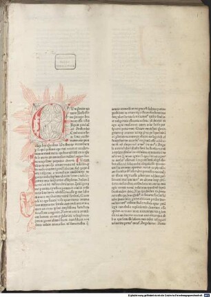 Lectura super Institutionibus : P. 1-2, 1
