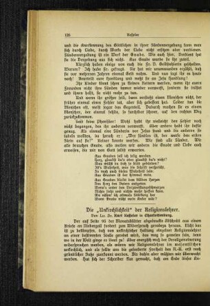 ¬Die¬ "Unkirchlichkeit" der Religionslehrer