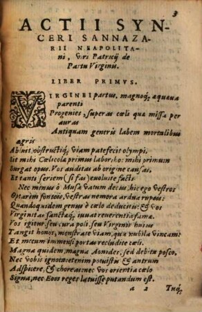 Iacobi Sannazarii Opera Omnia : Quorum Indicem sequens pagella continet