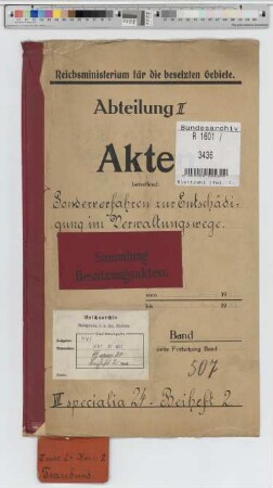 Sonderverfahren zur Entschädigung im Verwaltungswege: Traßbund