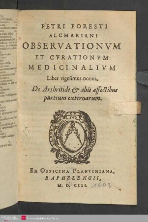 29: De arthritide & aliis affectibus partium externarum