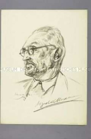 Bildnis des spanischen Schriftstellers und Philosophen Miguel de Unamuno