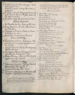 Winterhalbjahr 1660/1661. Rektorat Wolfgang Adam Lauterbach