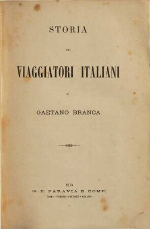 Storia dei viaggiatori Italiani