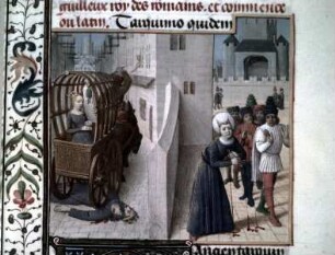 Des cas des nobles hommes et femmes — Lucretia und Tullia, Folio 86recto