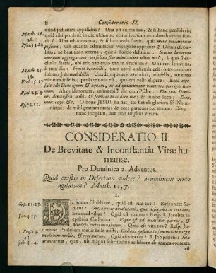 8-15, Consideratio II.