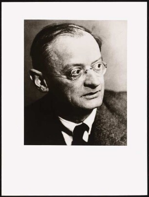 Portrait Bruno Taut: Portrait von Bruno Taut