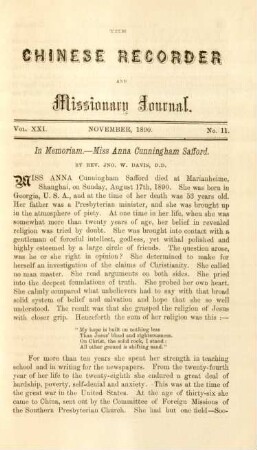 No. 11. November, 1890