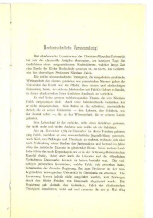 Hochansehnliche Versammlung!