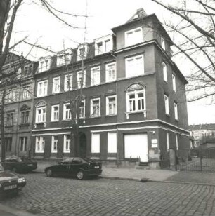 Dresden-Pieschen, Hans-Sachs-Straße 30. Wohnhaus (1897). Straßenansicht