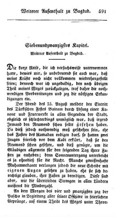 27. Weiterer Aufenthalt zu Bagdad.