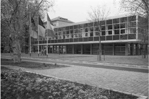 Einweihung des Neubaus der Badischen Landesbibliothek.