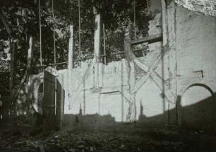 Güstrow, Gertrudenplatz 1. Gertrudenkapelle (1401/1500). Inneres während der Restaurierung 1936-1938