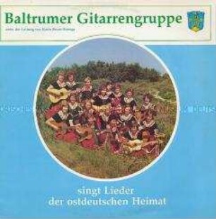 Lieder aus den ehemaligen deutschen Ostgebieten, Plattenhülle